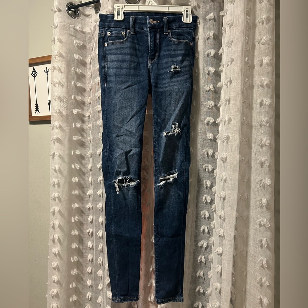 AE High Rise Denim Jegging 000R